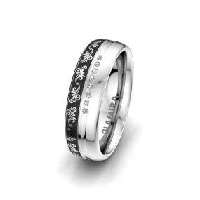 Anillo Boda Mujer Ornate Passion 6 mm