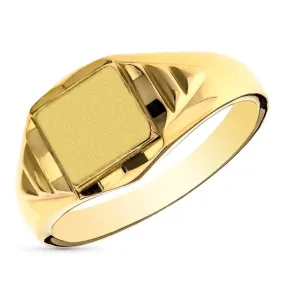 Anillo Oro 9 Kt. Sello Macizo