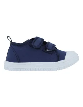 Bubble Kids - Deportiva Lona Flexible Velcro Marino