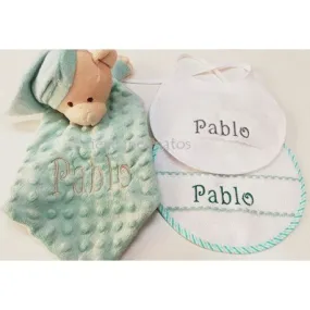 Conjunto personalizado Baberos