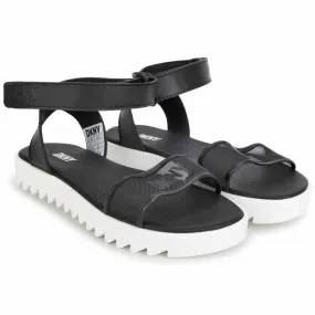 DKNY Sandalias de malla con velcro
