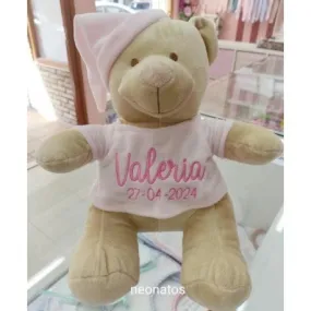 Osito personalizado Nombre y Fecha