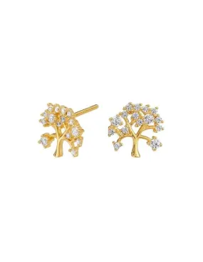 pendientes itemporality Árbol oro